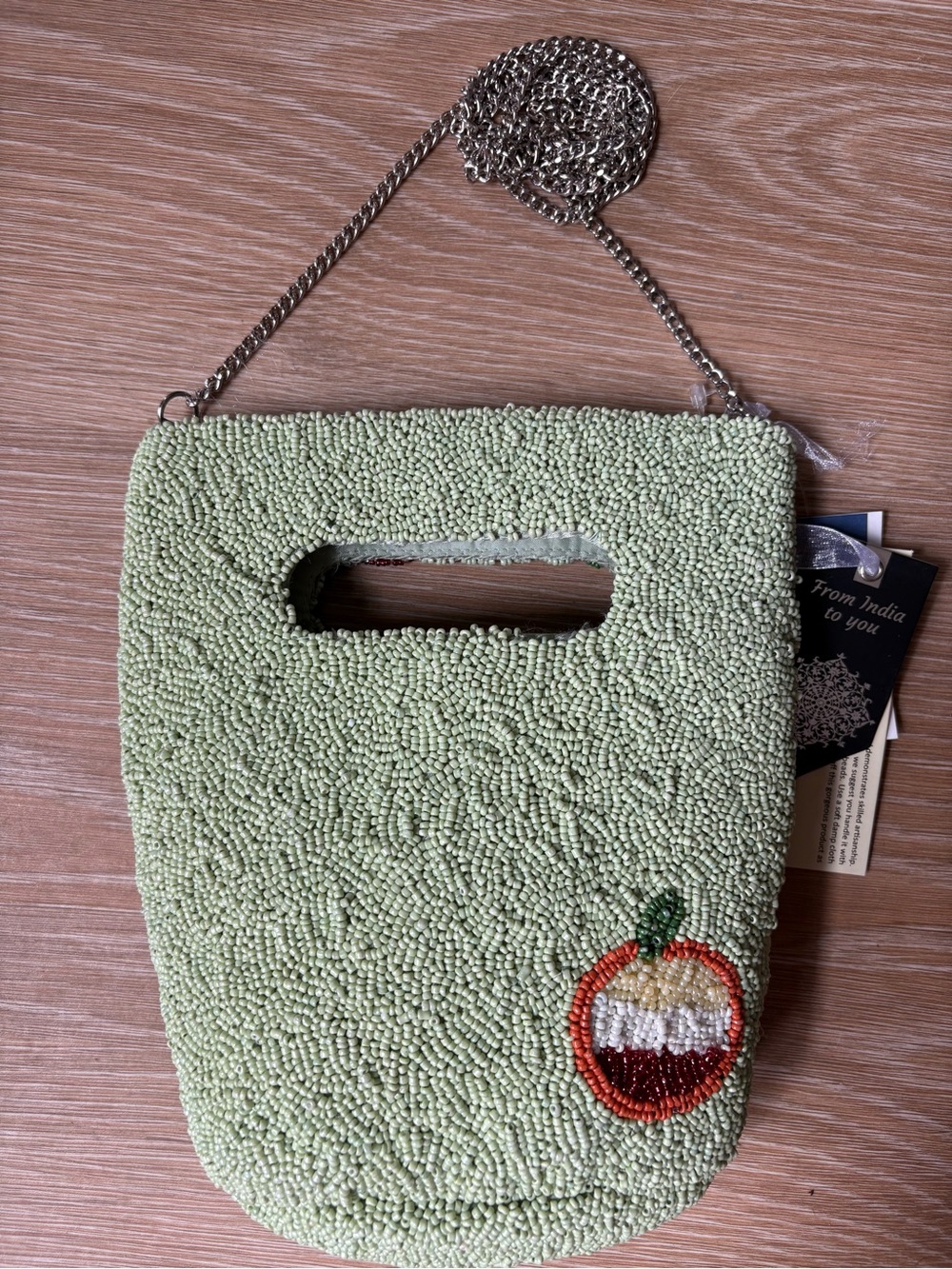 Fall Vegetable Beaded Bag - Picture 2 of 4